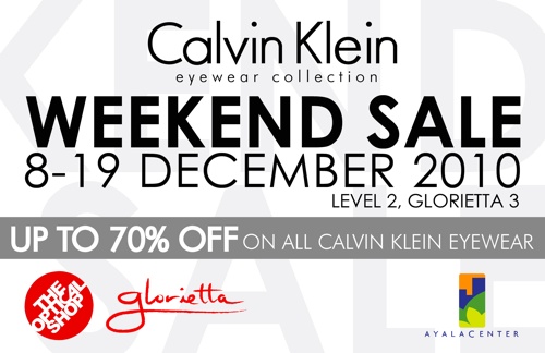Calvin Klein Eyewear Collection Weekend Sale