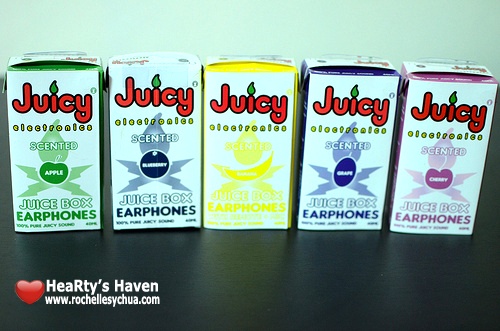 Juice Box Earphones by Juicy Electronics