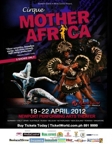 Cirque Mother Africa in Manila