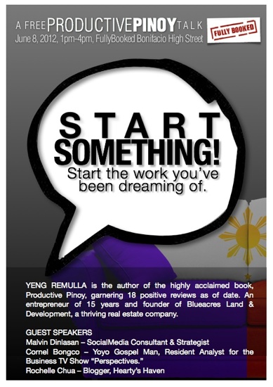 Start Something Seminar by Productive Pinoy