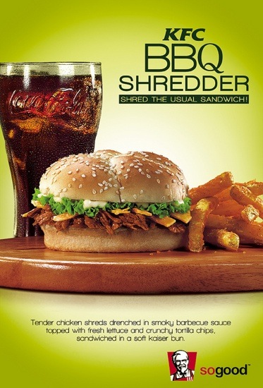 KFC BBQ Shredder Sandwich