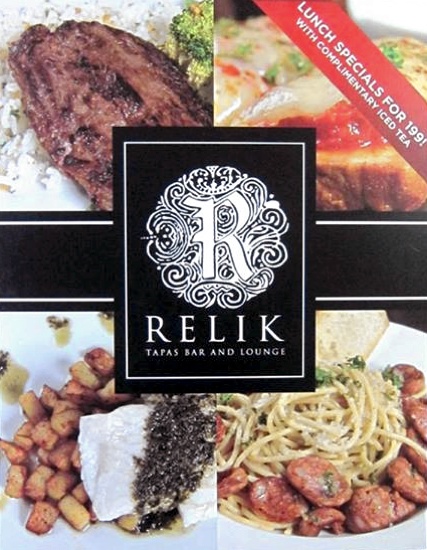 Relik New Lunch Specials