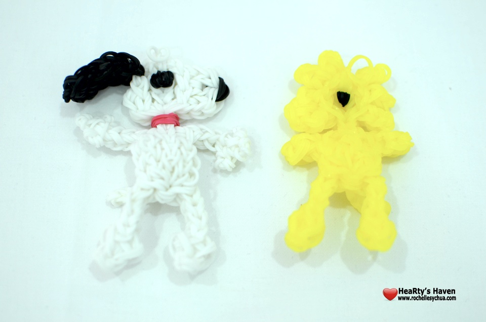 Snoopy and Woodstock Loom Charms