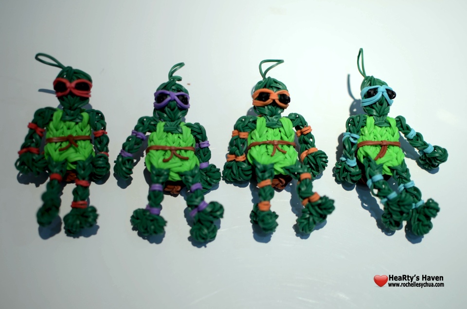 Teenage Mutant Ninja Turles Loom Charms