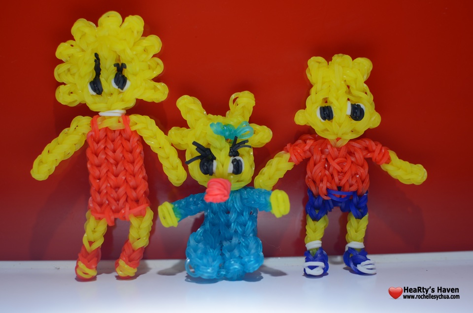 Kids of the Simpsons Family Loom Charms