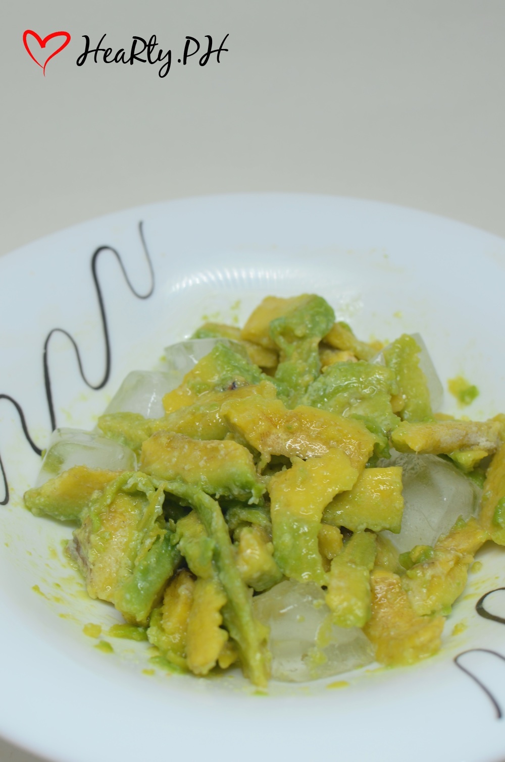 Avocado and Milk with Ice