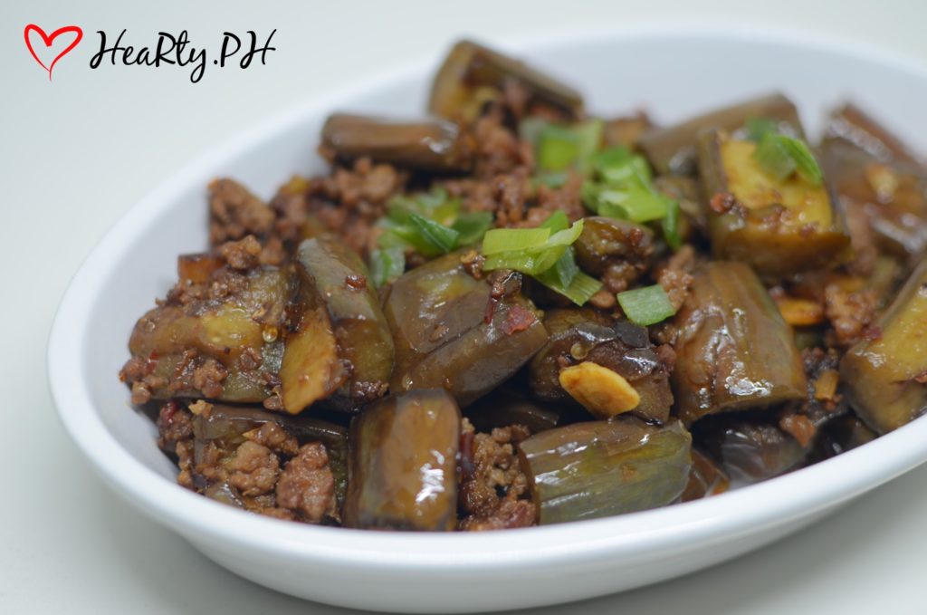 Chinese Eggplants with Minced Pork