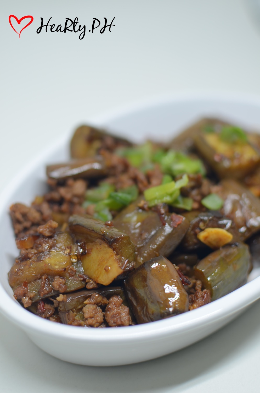 Chinese Eggplants with Minced Pork