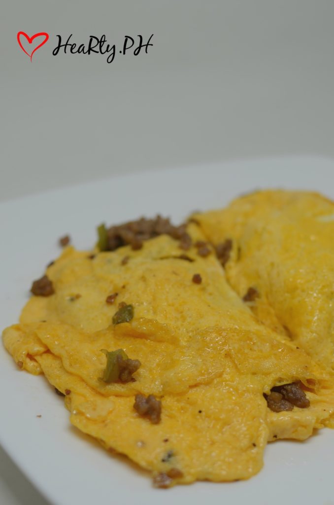 Ground Beef Omelette