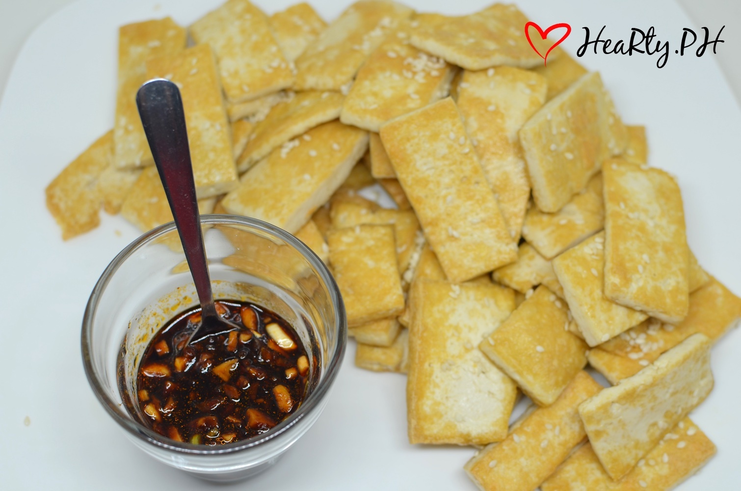 PanFried Tofu with Soy Dipping Sauce
