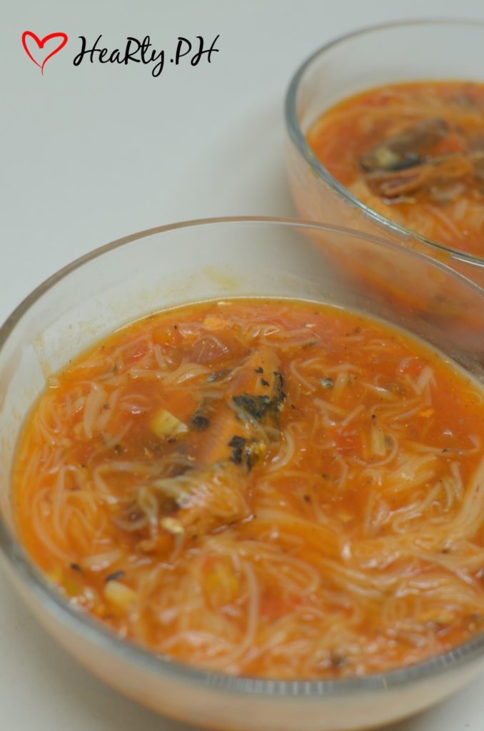 Sardines and Misua Soup