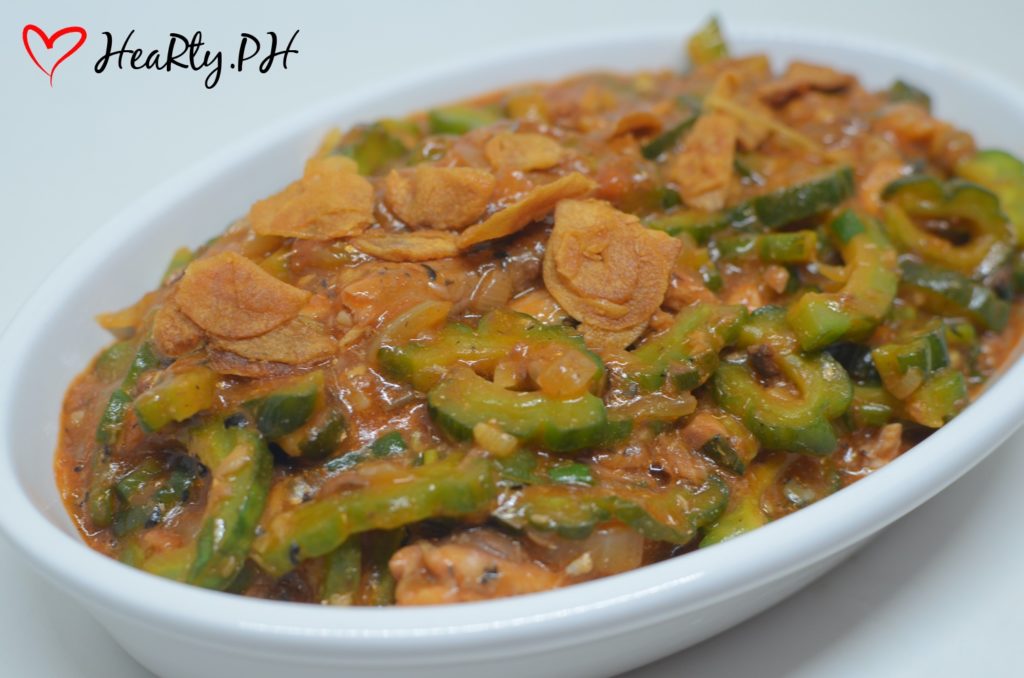 Stir-Fried Sardines with Ampalaya
